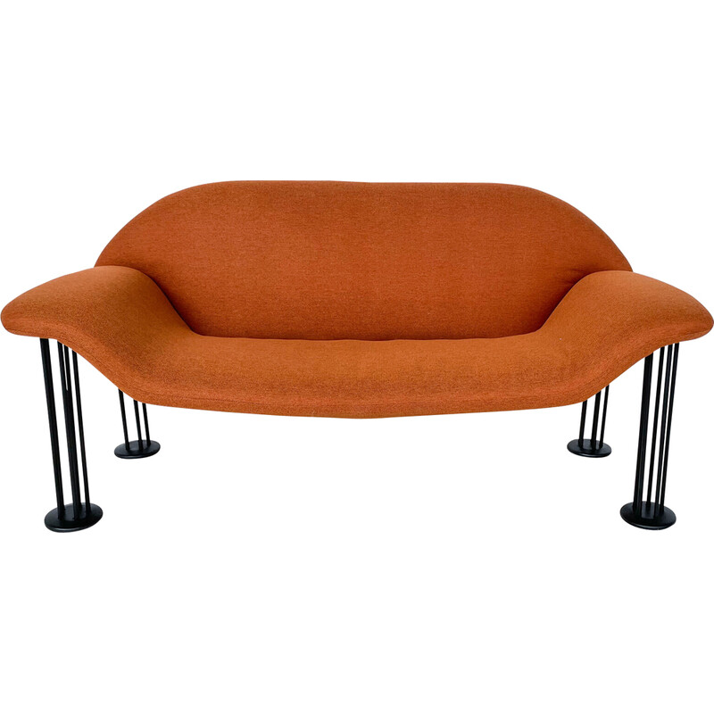 Vintage fabric sofa by Burkhard Vogtherr for Hain + Tohme, 1980