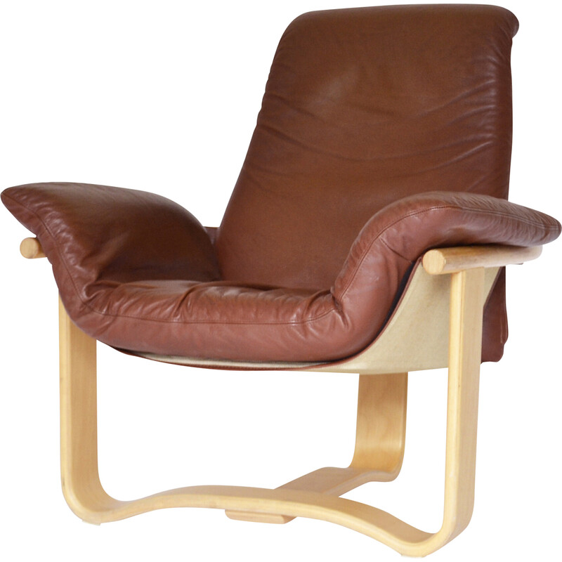 Vintage Scandinavian Manta armchair by Ingmar Relling for Westnofa, Norway 1970s