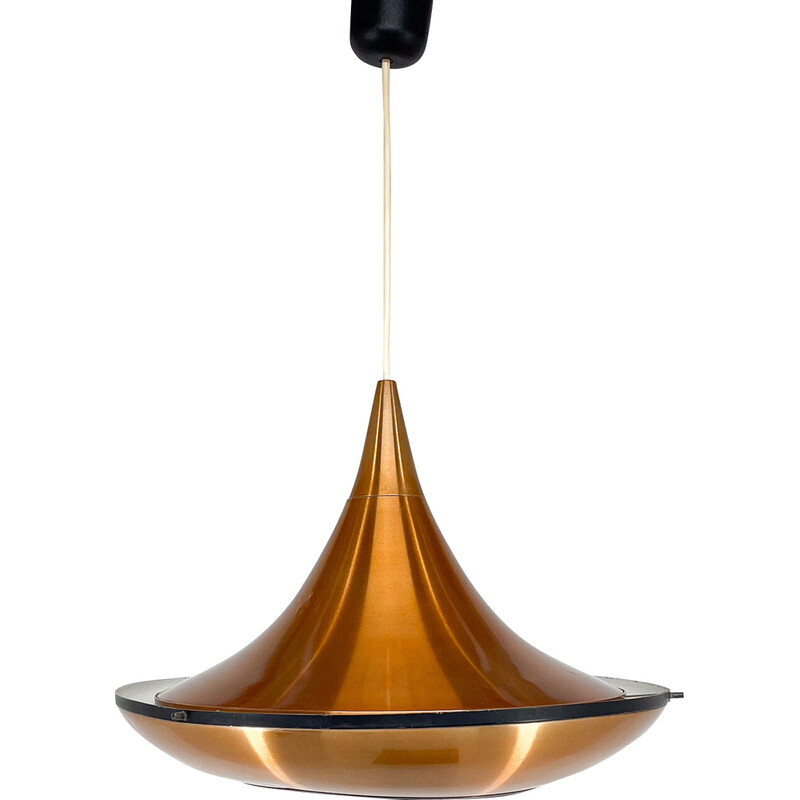 Mid-century metal pendant lamp, Germany