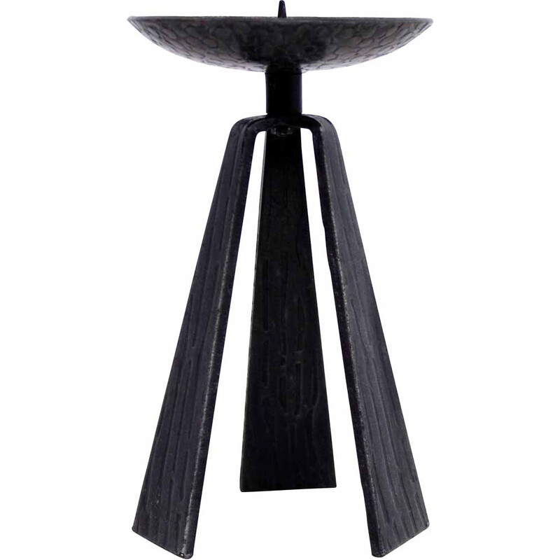 Candelabro vintage de hierro, 1950