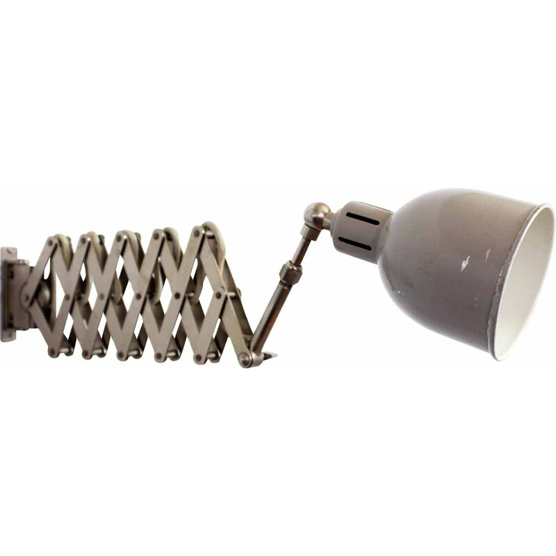 Vintage industriële wandlamp van Alfred Müller voor Amba, 1930
