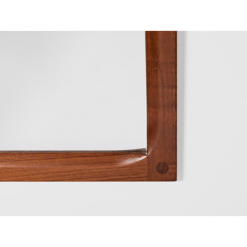 Vintage teak mirror model 165 by Kai Kristiansen for Aksel Kjersgaard, Denmark 1960