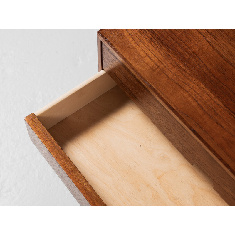 Vintage model 394 teak chest of drawers by Kai Kristiansen for Aksel Kjersgaard, Denmark