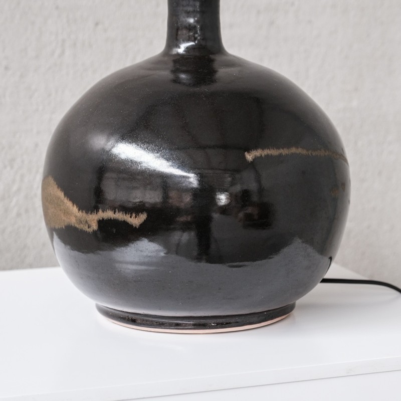 Lampada da tavolo in ceramica vintage, Danimarca 1960