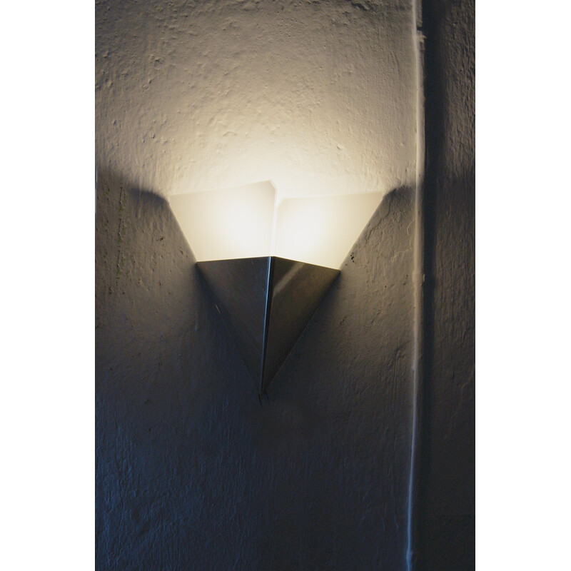 Pair of minimalist vintage wall lamps by J. T. Kalmar