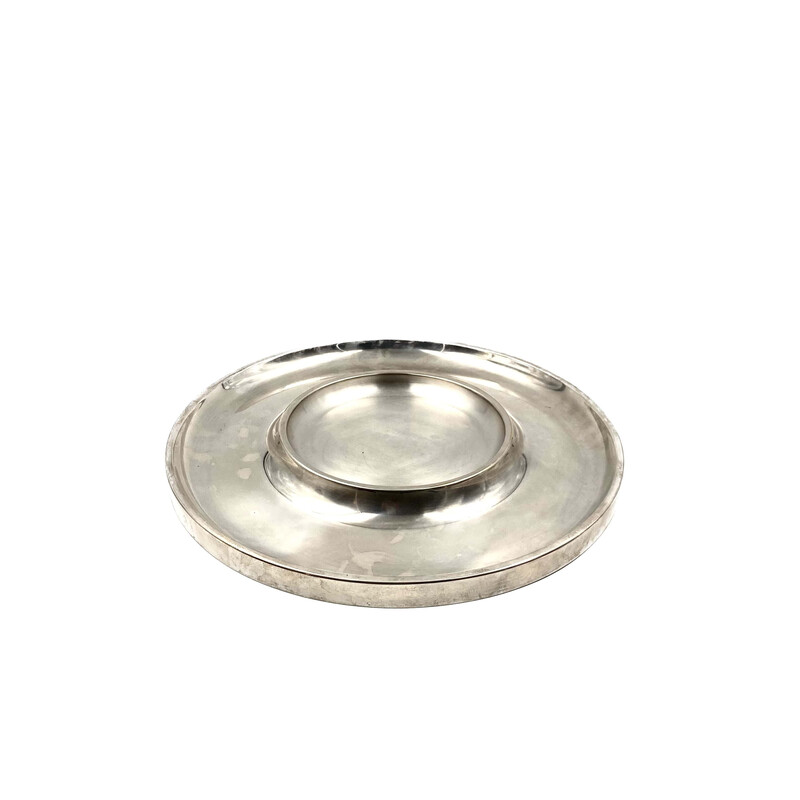 Vintage silver-plated centerpiece by Lino Sabattini, Italy 1970s