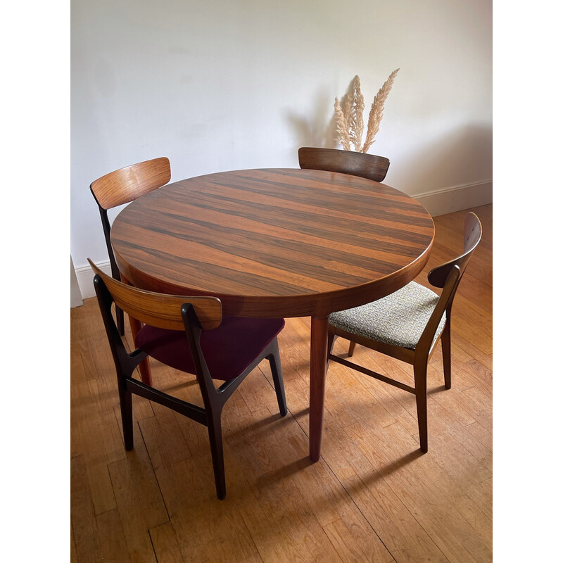 Vintage rosewood table by Harry Ostergaard for Randers Mobelfabrik, 1960