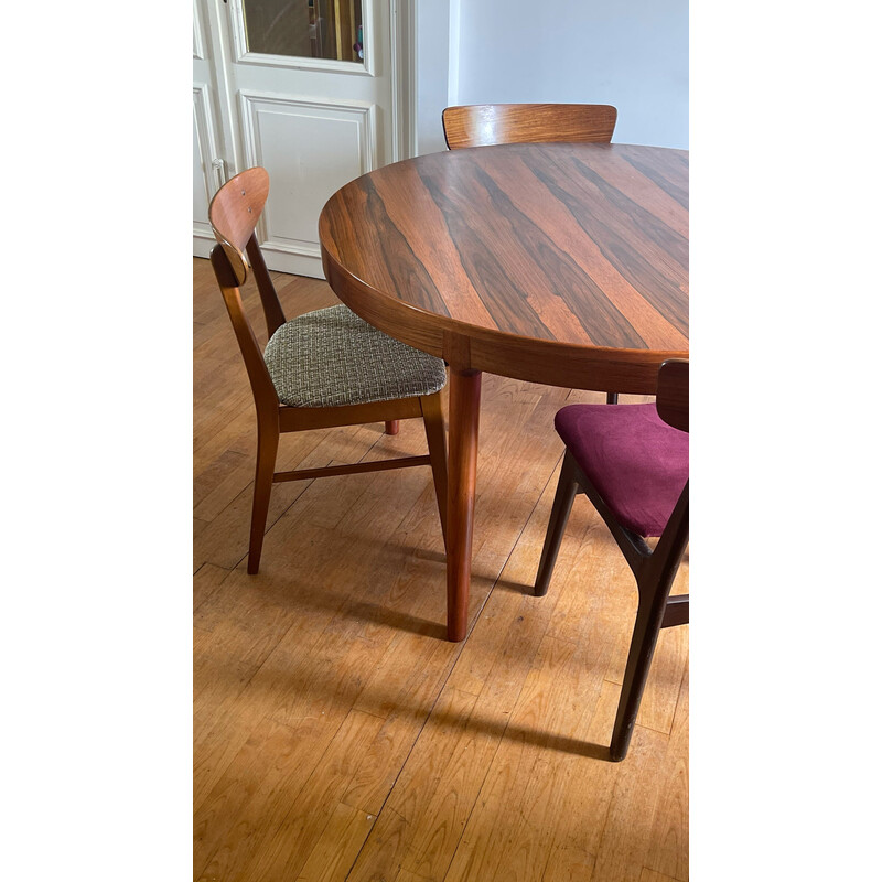 Table vintage en palissandre par Harry Ostergaard pour Randers Mobelfabrik, 1960