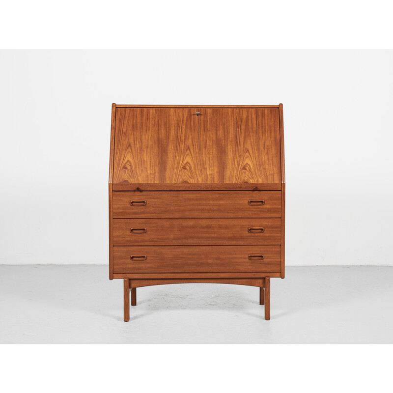 Mid century Danish secretary in teak by Bernhard Pedersen and Søn, 1960s