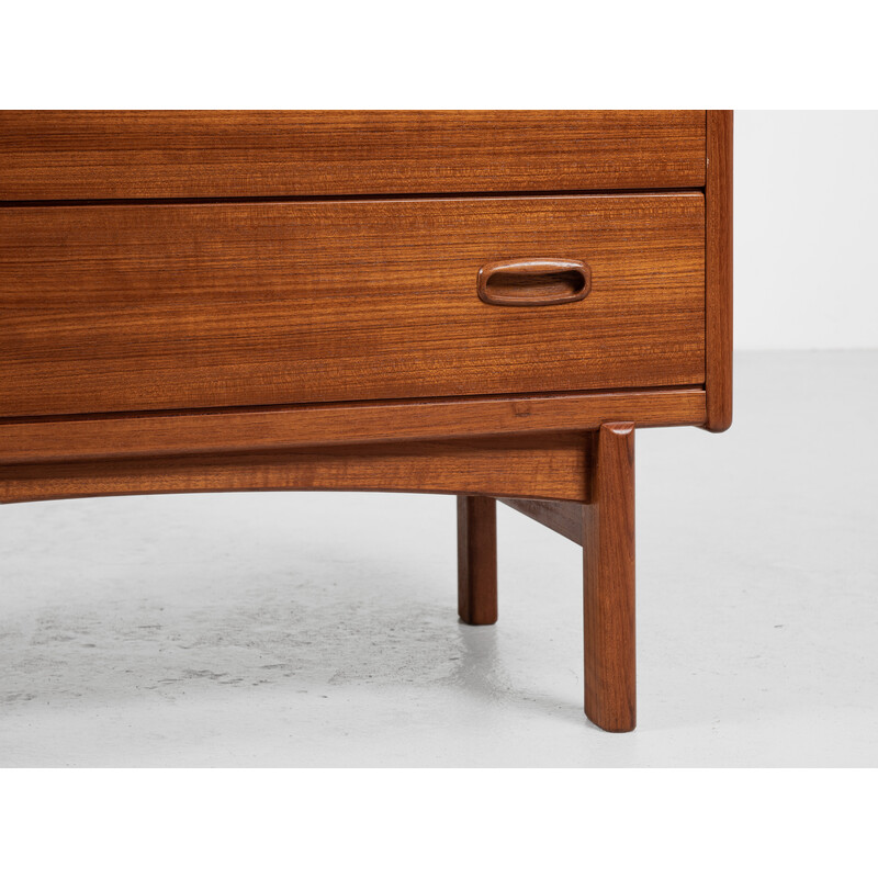 Mid century Danish secretary in teak by Bernhard Pedersen and Søn, 1960s