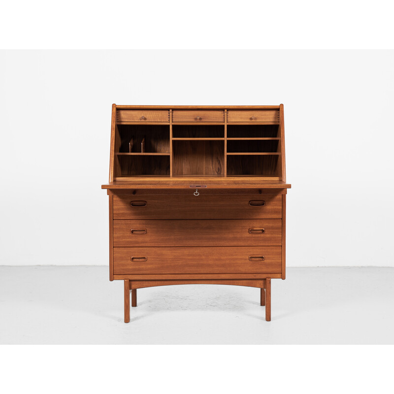 Mid century Danish secretary in teak by Bernhard Pedersen and Søn, 1960s