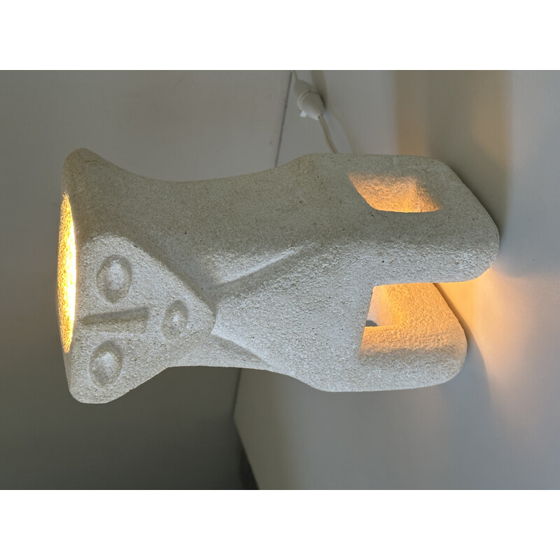 Vintage limestone lamp by Albert Tormos, 1960