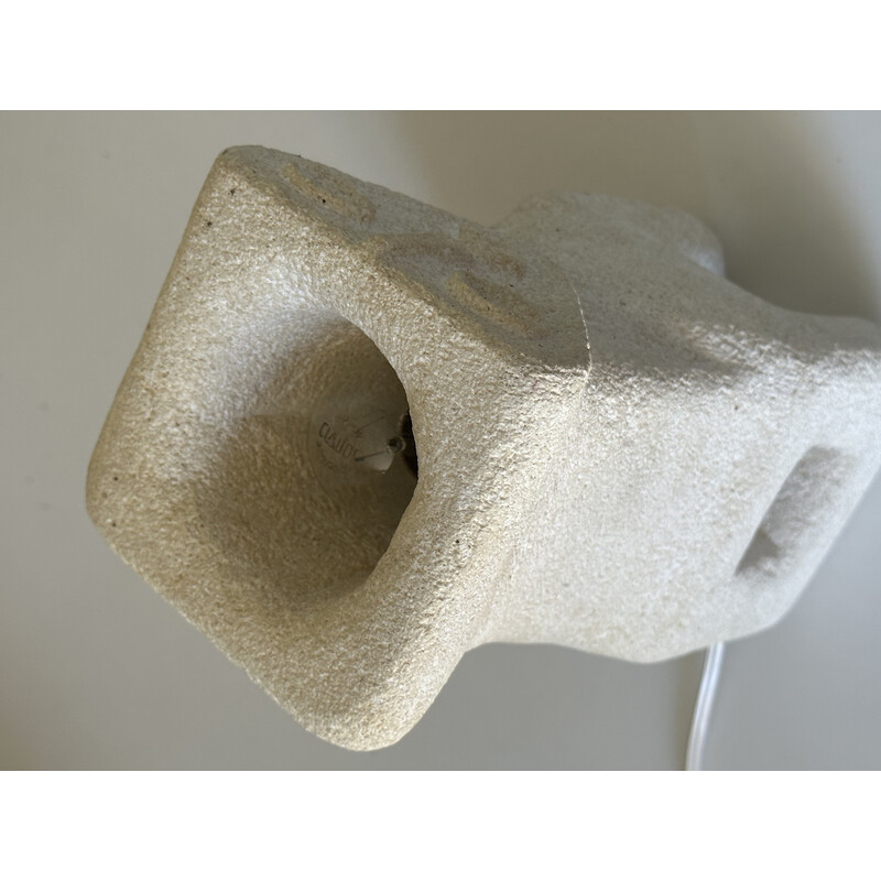 Vintage limestone lamp by Albert Tormos, 1960