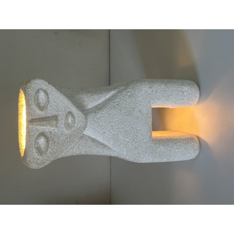 Lampe vintage en pierre calcaire par Albert Tormos, 1960
