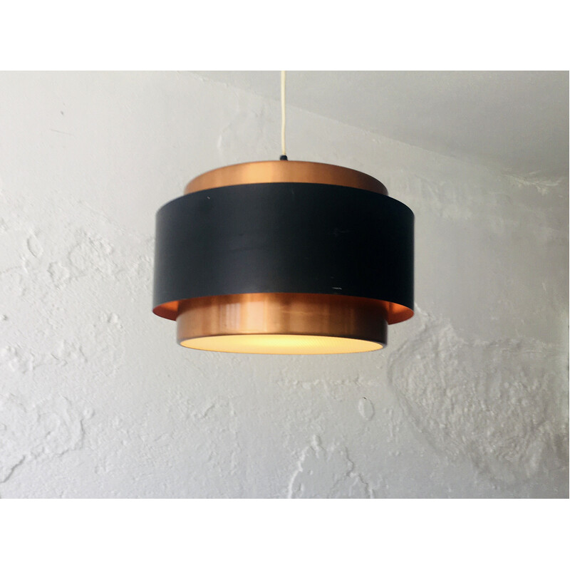 Vintage Saturn pendant lamp by Jo Hammerborg for Fog and Morup, Denmark 1960