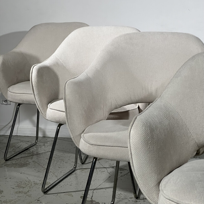 Satz von 6 Vintage-Stühlen von Eero Saarinen für Unesco, 1957