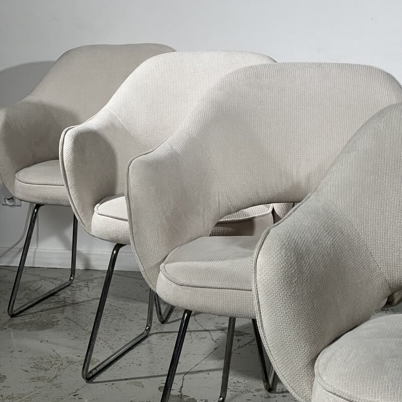 Set of 6 vintage chairs by Eero Saarinen for Unesco, 1957