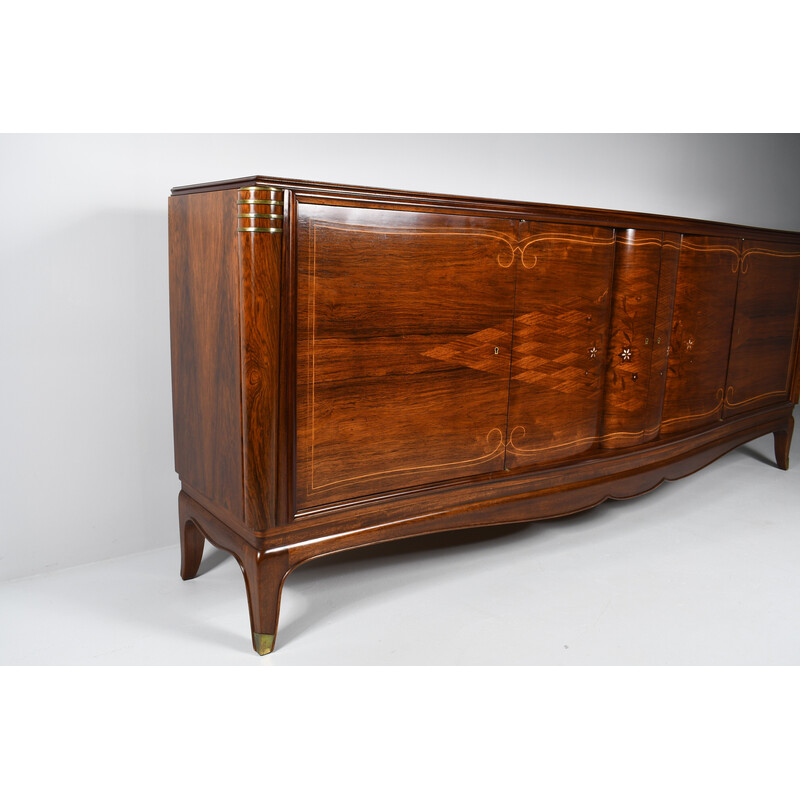 Vintage Art Deco sideboard by Jules Leleu, France 1940