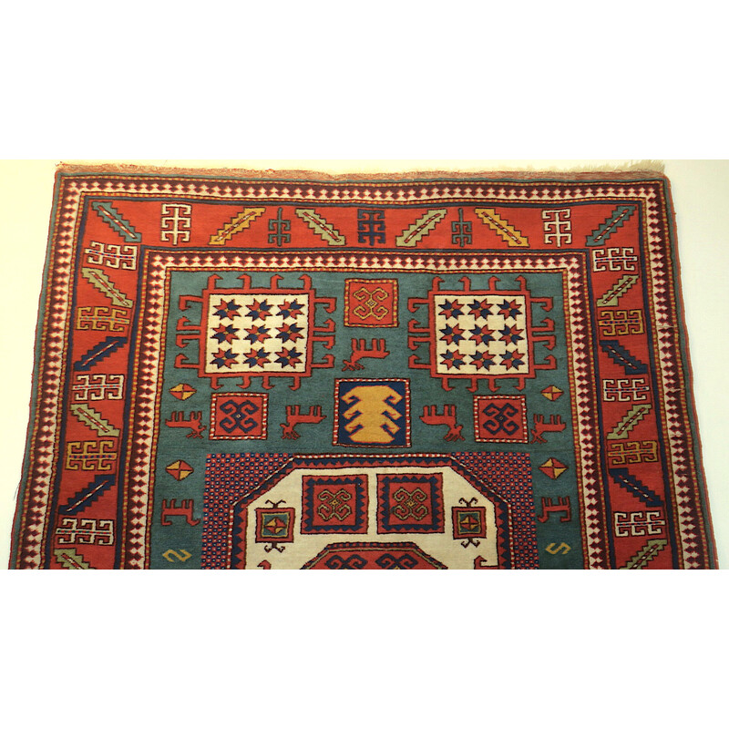 Vintage Kazak Karachopf rug with geometrical, 1920-1930