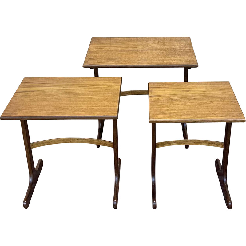 Vintage teak nesting tables from G Plan