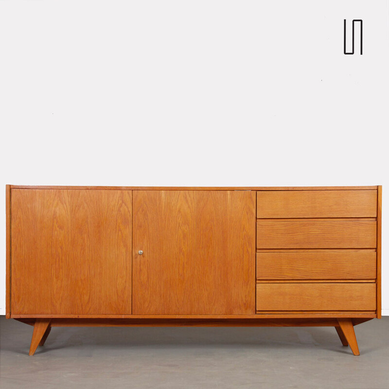 Vintage U-460 sideboard by Jiroutek for Interier Praha, 1960