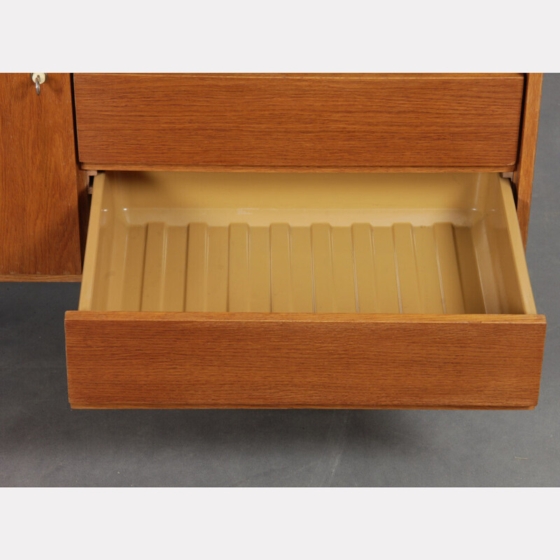 Vintage oakwood chest of drawers model U-458 by Jiri Jiroutek for Interier Praha, 1960