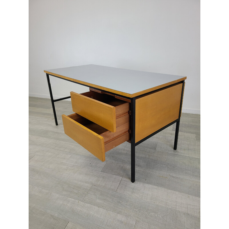 Vintage desk by Pierre Guariche for Minvielle, 1950