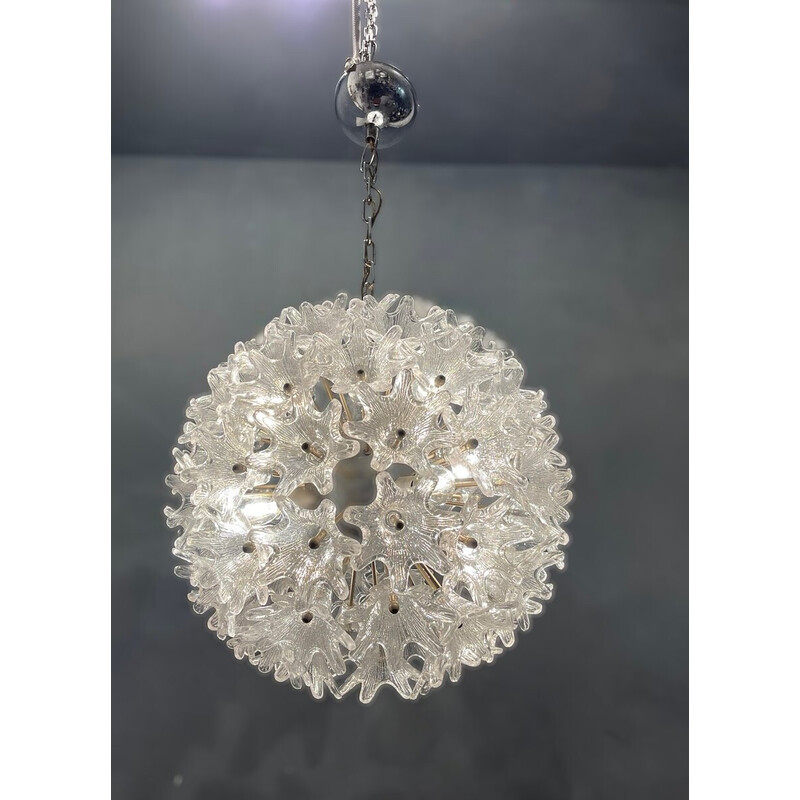 Vintage Murano glass chandelier, 1960s