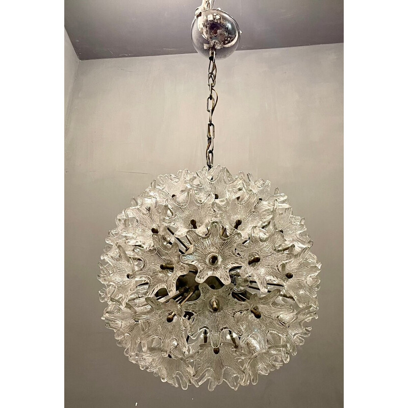 Vintage Murano glass chandelier, 1960s