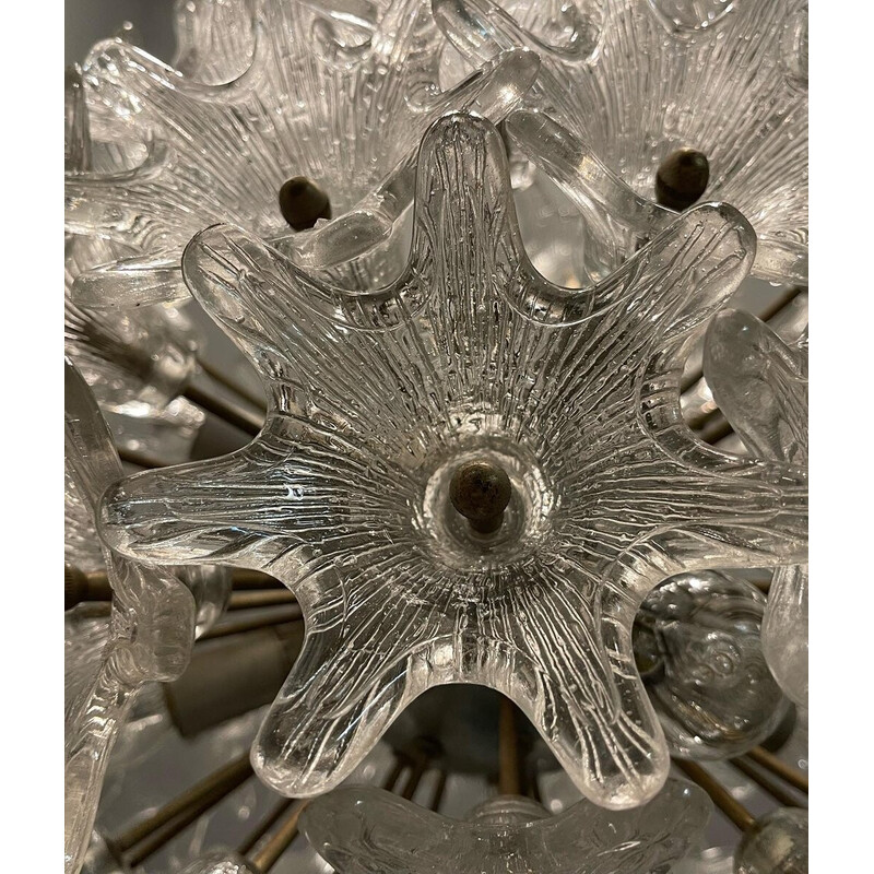 Vintage Murano glass chandelier, 1960s