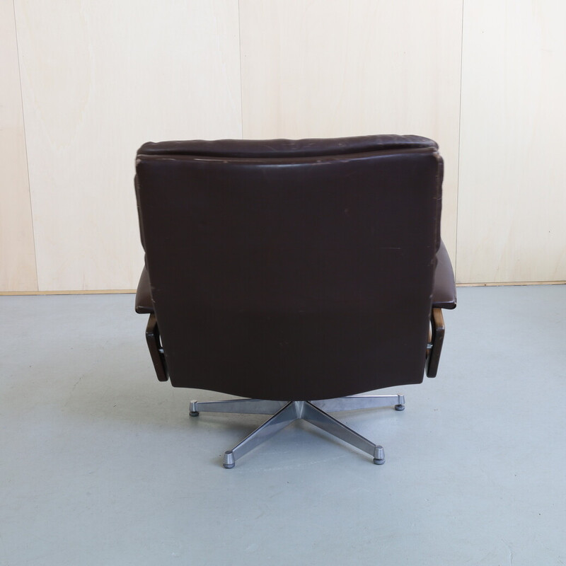 Fauteuil King vintage par André Vandenbeuck pour Strässle, 1960