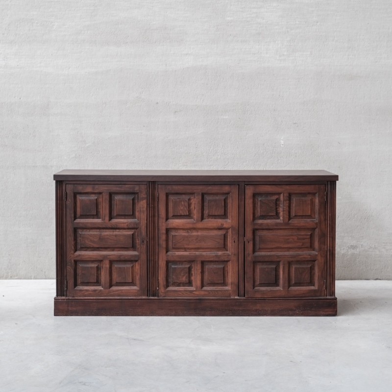 Spanish mid-century geometric sideboard, 1970s