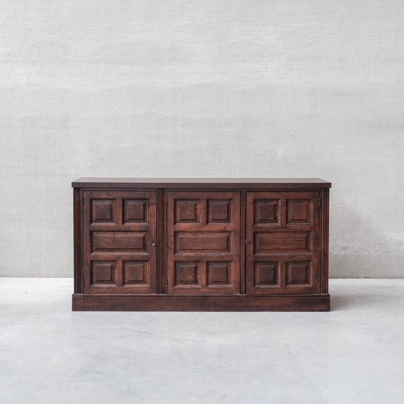 Spanish mid-century geometric sideboard, 1970s