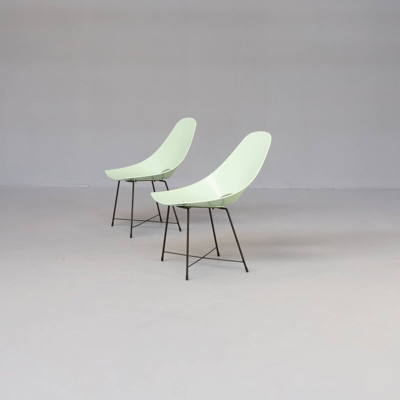 Pair of vintage chairs by Augusto Bozzi for Saporiti