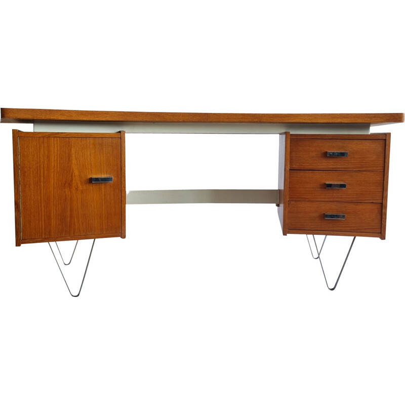 Vintage Boomerang floating desk by Tijsseling Nijkerk, Netherlands 1960s