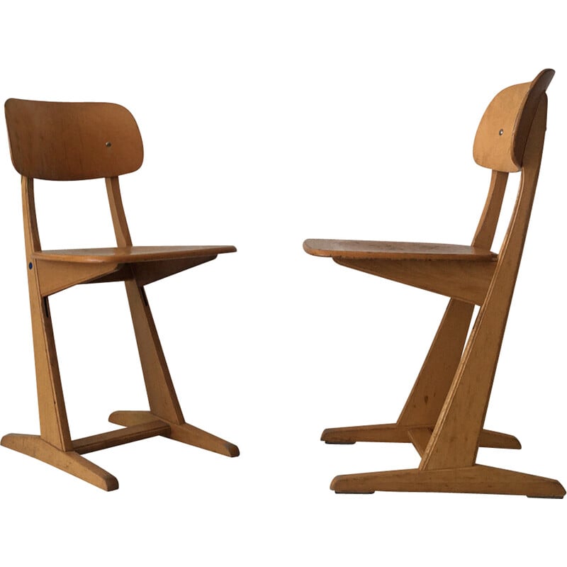 Pair of vintage Casala adult chairs, Germany 1970