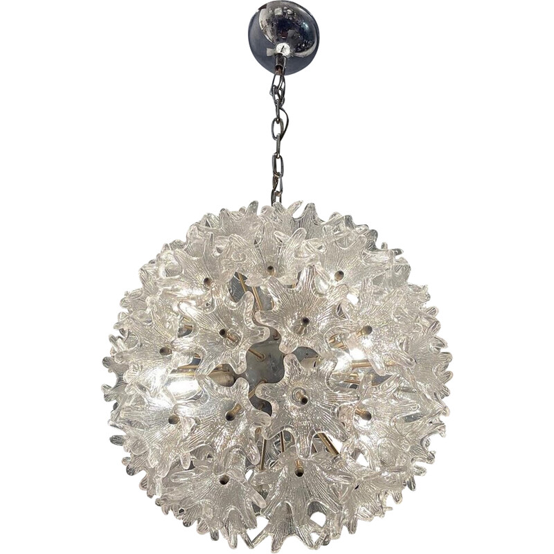 Vintage Murano glass chandelier, 1960s