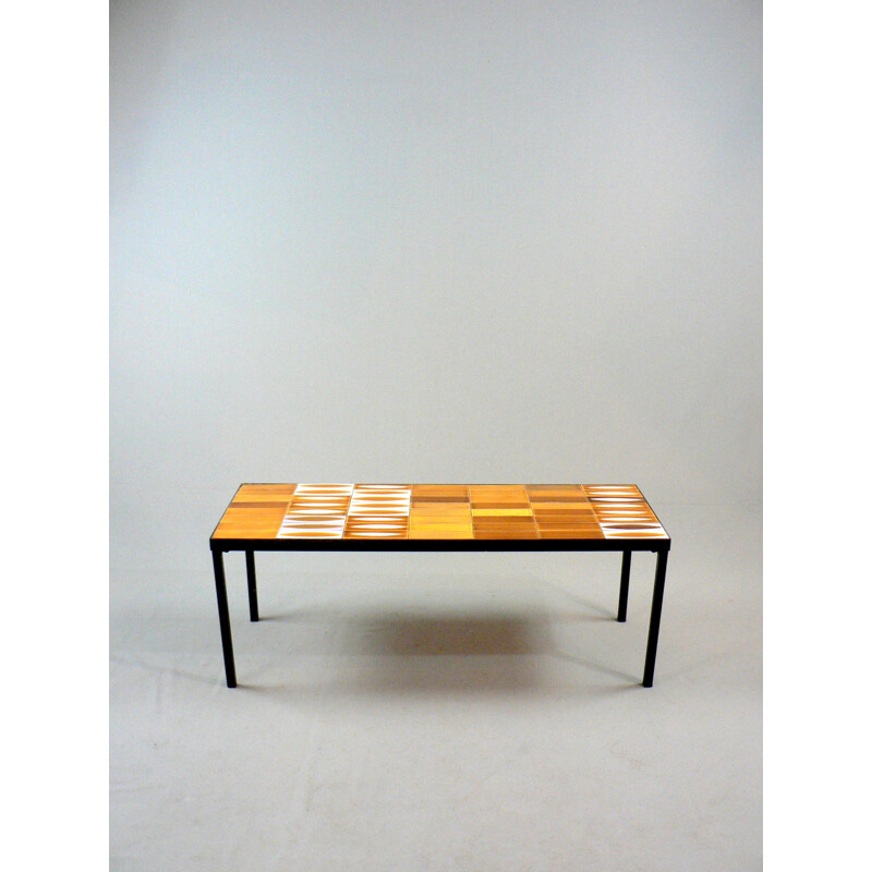 Shuttle coffee table by Roger Capron - 1950s