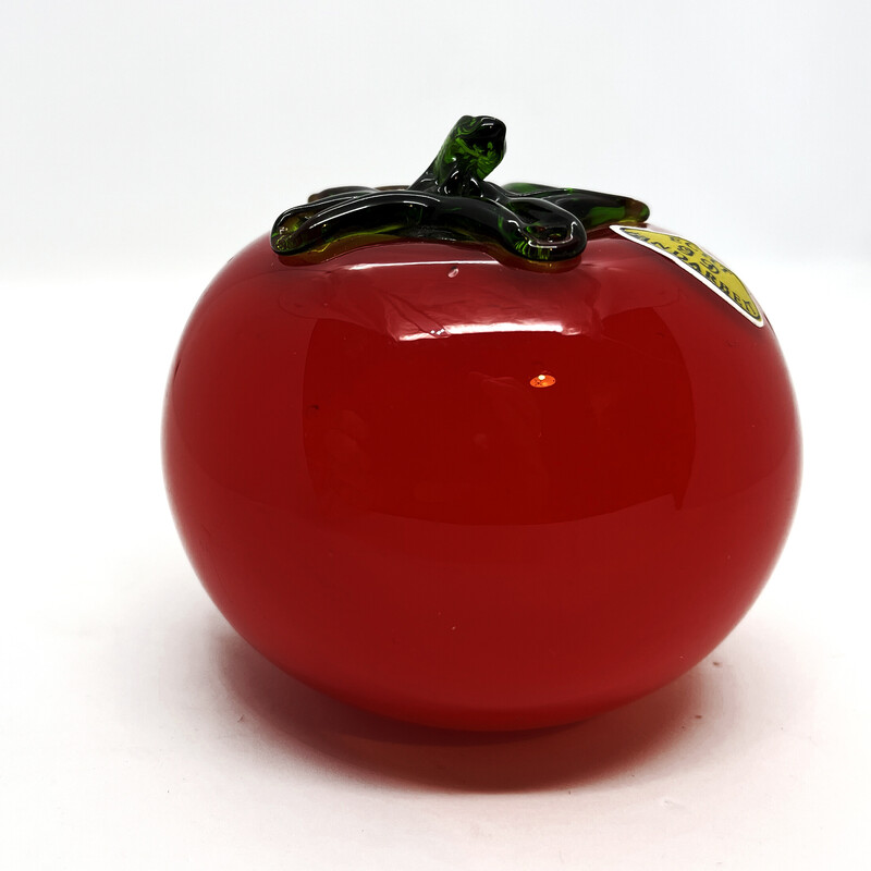 Tomate vintage en verre de Murano, Allemagne 1970