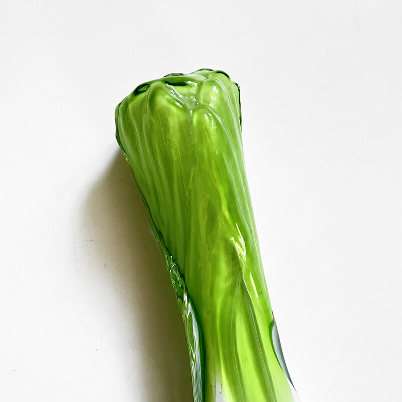 Vintage Murano glass leek, Germany 1970