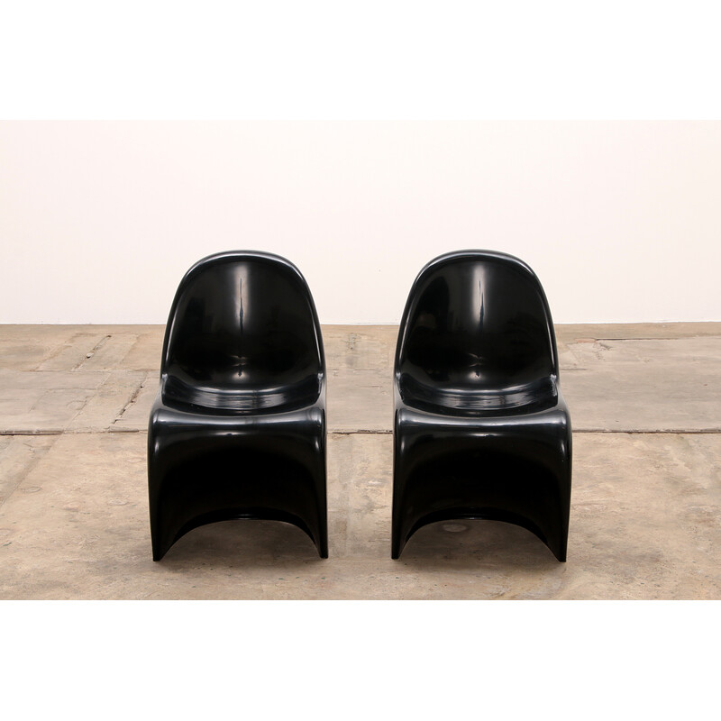 Ein Paar Vintage-Stühle von Verner Panton für Herman Miller, 1971