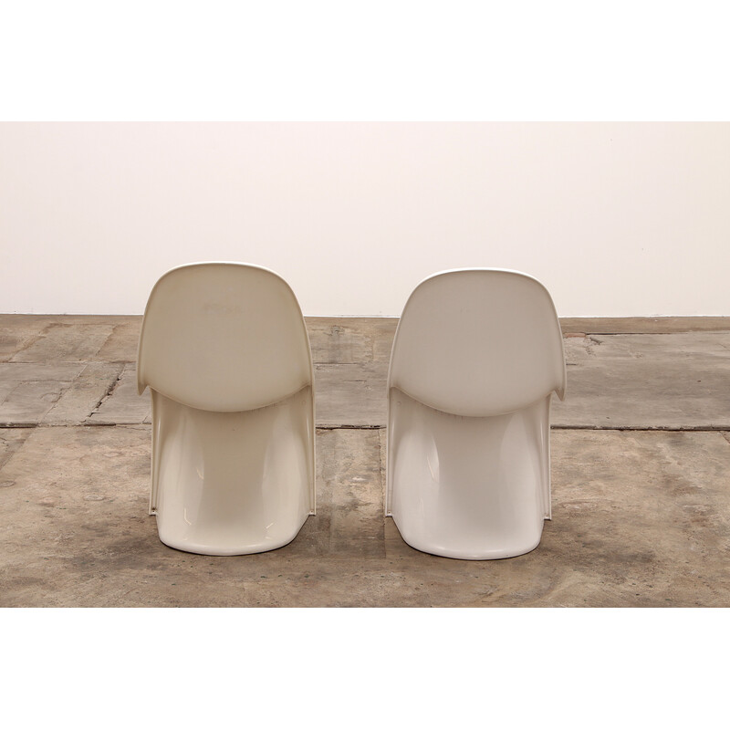 Paar vintage stoelen van Verner Panton voor Herman Miller, 1971