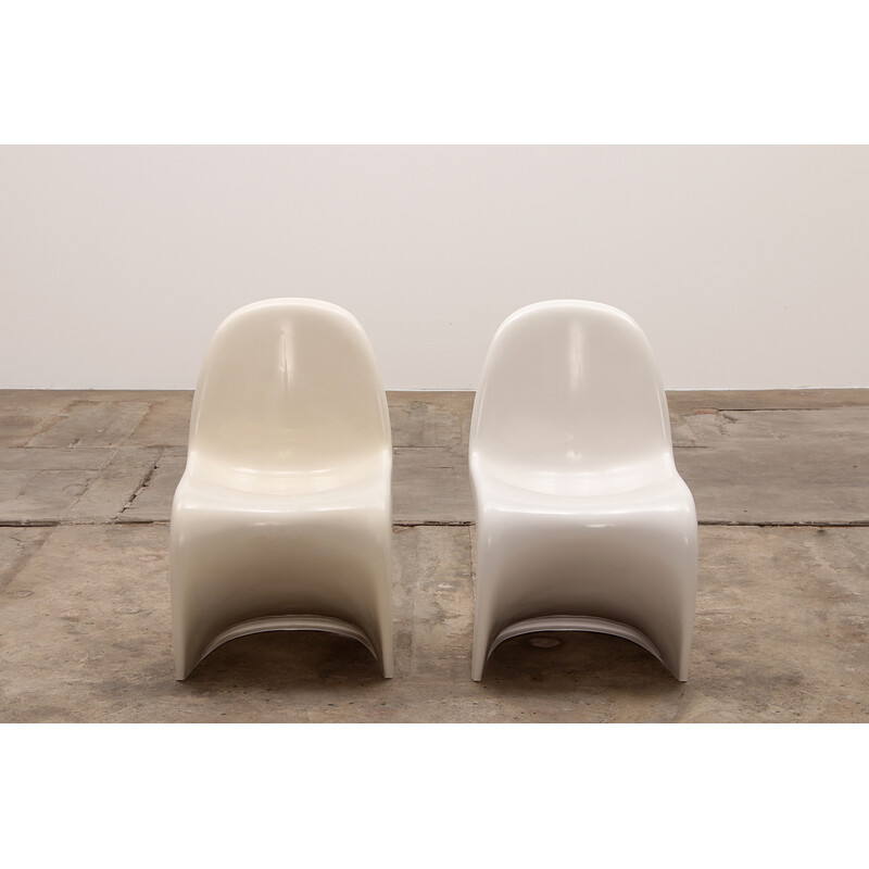 Paar vintage stoelen van Verner Panton voor Herman Miller, 1971