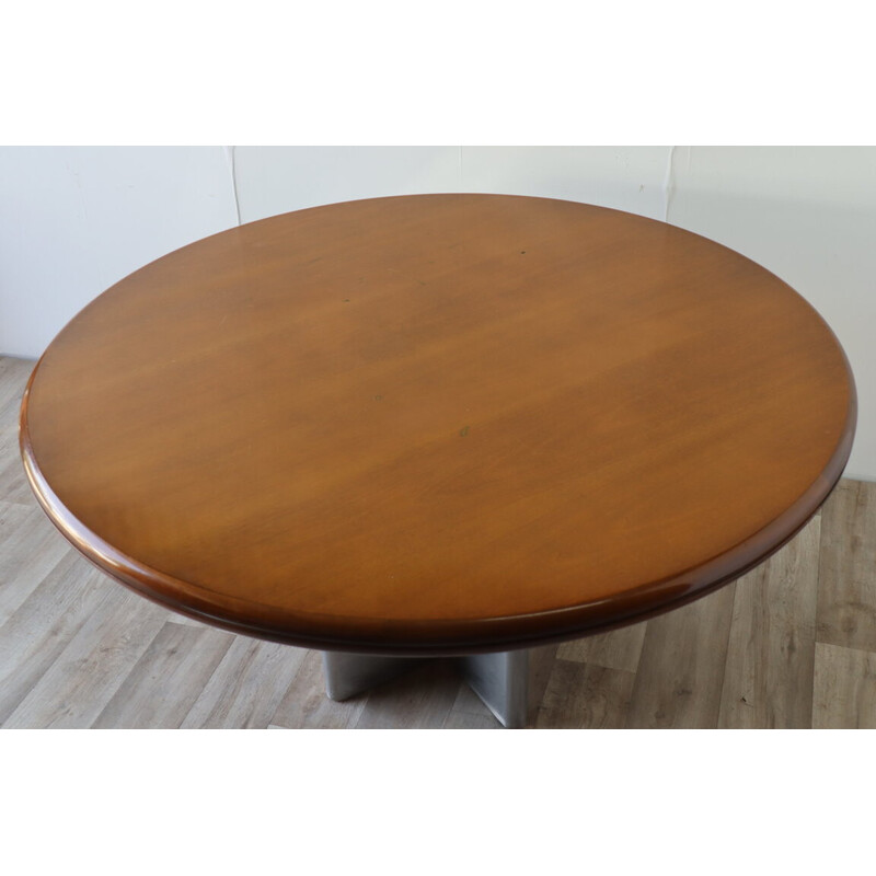 Vintage circular table by Hans Von Klier for Skipper, 1970