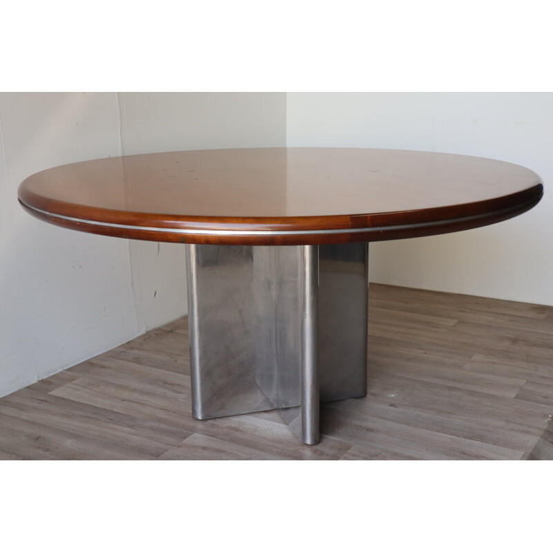 Vintage ronde tafel van Hans Von Klier voor Skipper, 1970