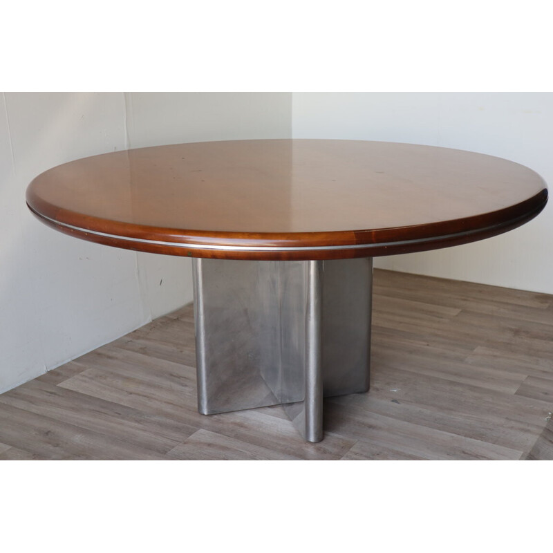 Vintage ronde tafel van Hans Von Klier voor Skipper, 1970