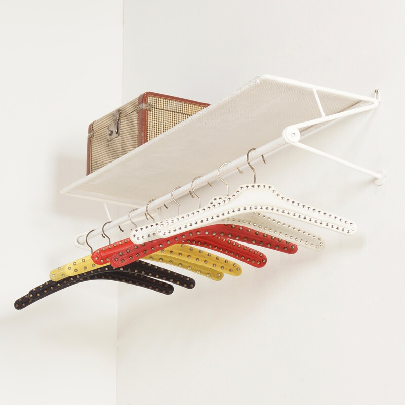 Wall Coat Rack Ideaal Model 110 by Mathieu MATEGOT for Artimeta - 1950s