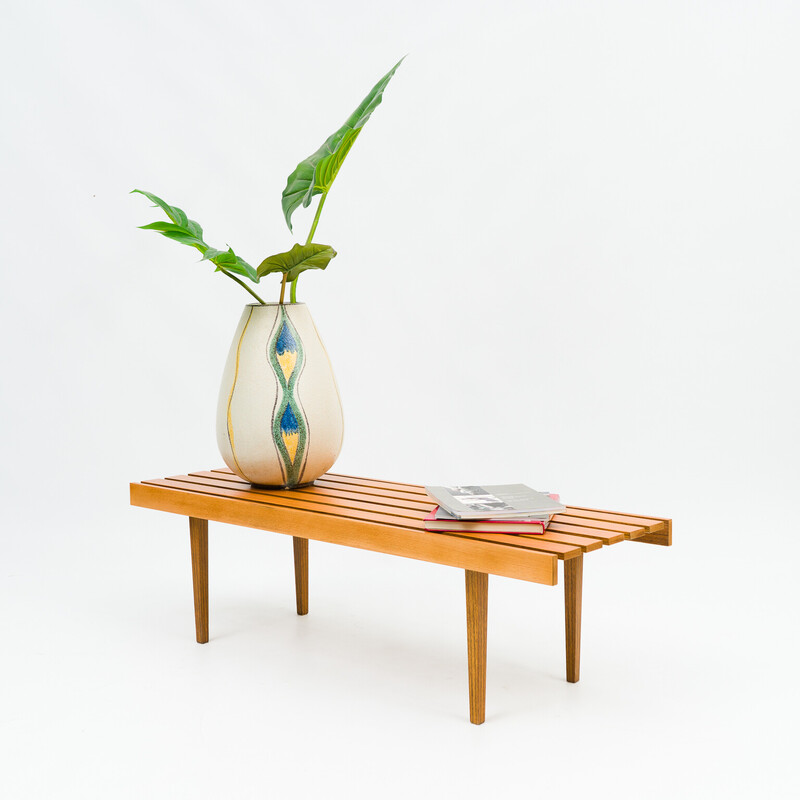 Vintage coffee table in beechwood, 1960s