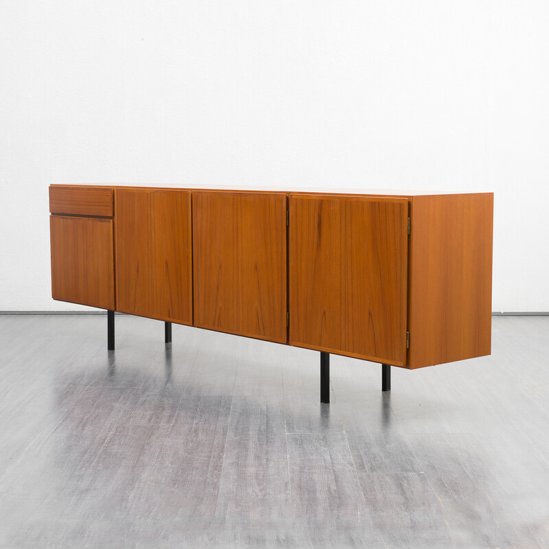 Vintage Deens teakhouten dressoir, 1960