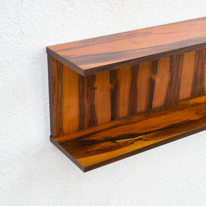 Vintage wall shelf in rosewood, 1960s